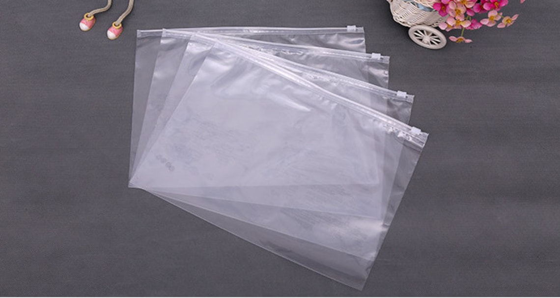100 custom Plastic Bags 6x8 custom zipper bags frosted | Etsy