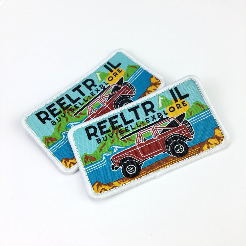 custom woven patch, iron on patches, back Patch, Custom Patch, Photo Patch, Personalized Patch, Jacket Patch, woven patches image 3