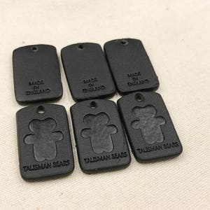 50 Custom Leather Labels, Jeans Patches, PU Leather Patch, Custom Leather Emboss, Leather Patches, Patch Label