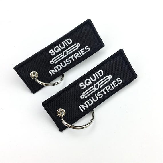 Custom Keychain Jet Tag Anime Key Tag Embroidered Keychain Custom