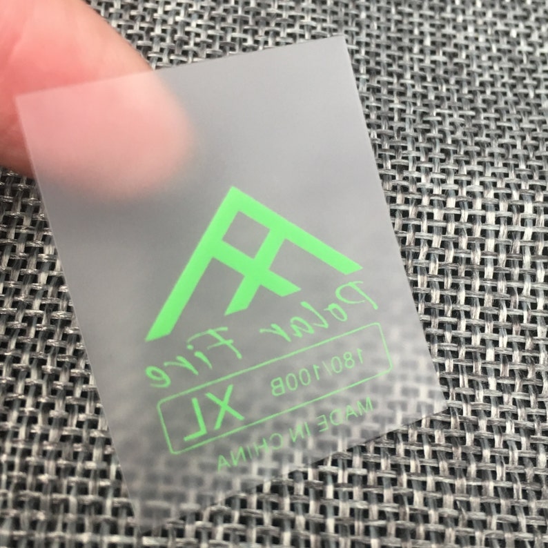 1000 Custom Plastic Label , Soft PVC Label , Print Label, Waterproof ...