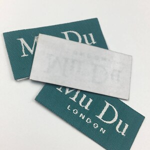 300 pcs adhesive clothing label,adhesive fabric label,stick on clothing label