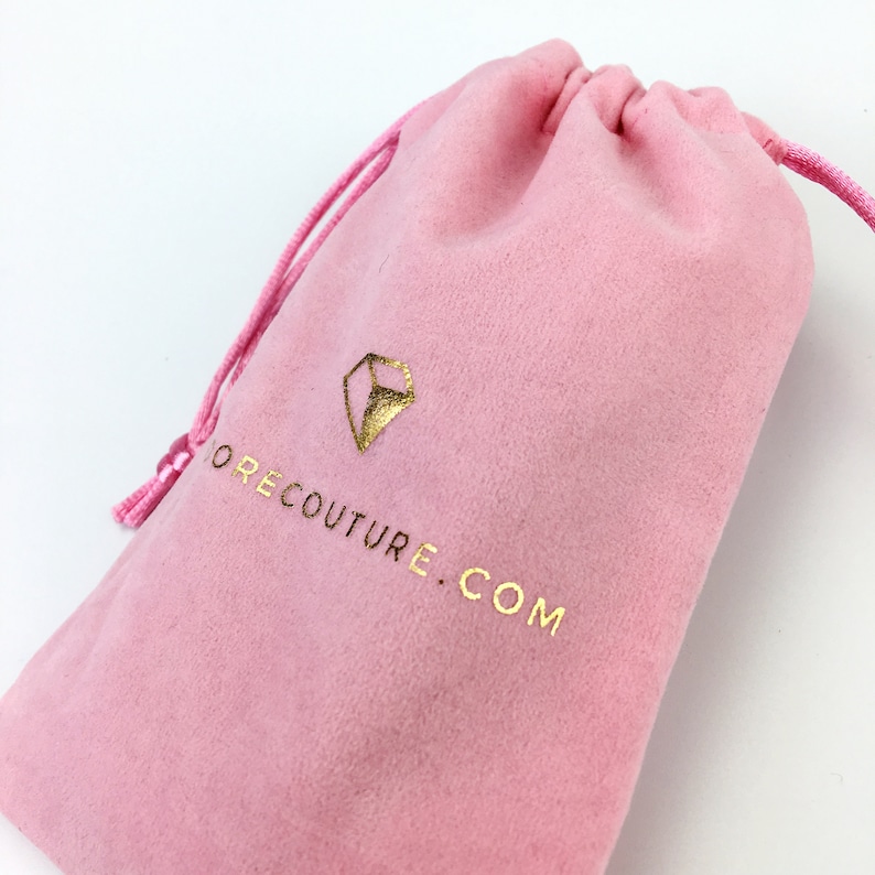 custom velvet drawstring bolsas