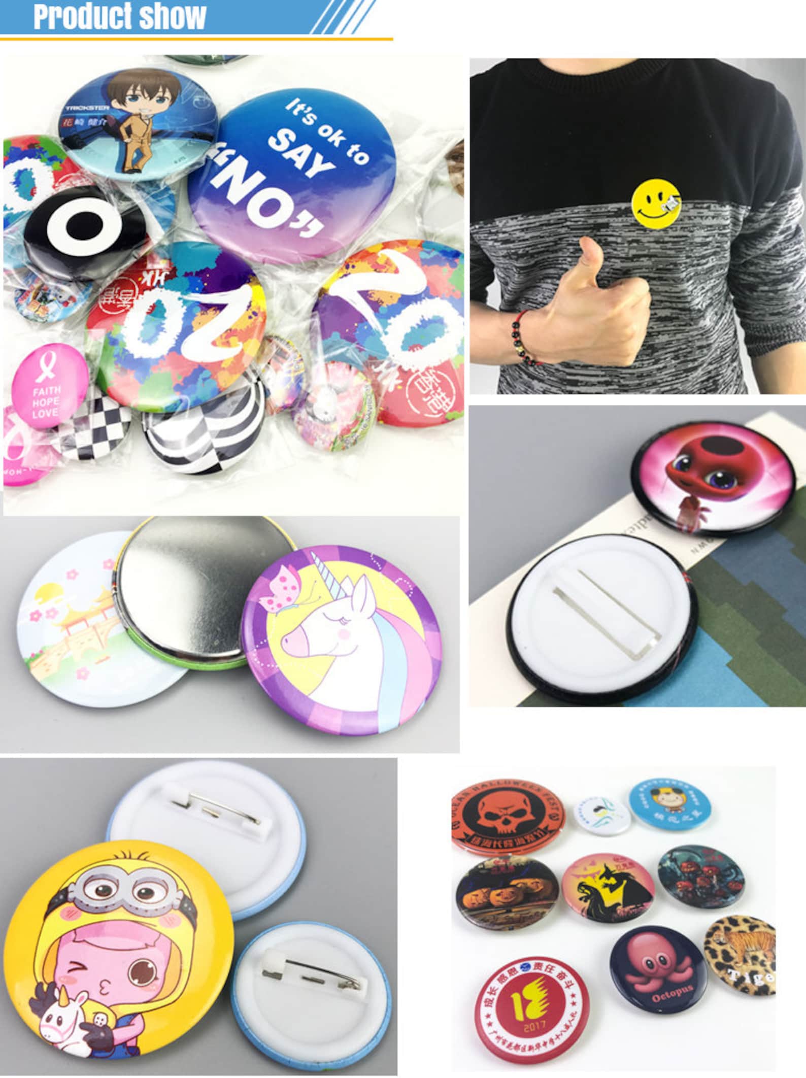 1000 tin badges for sale custom metal badges online company Etsy