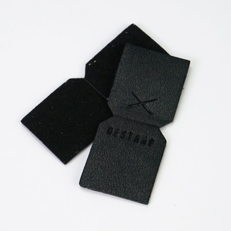 Personalized Stamped Tag any text Custom Leather Labels with your logo 50 Custom Logo Leather Patch customized size