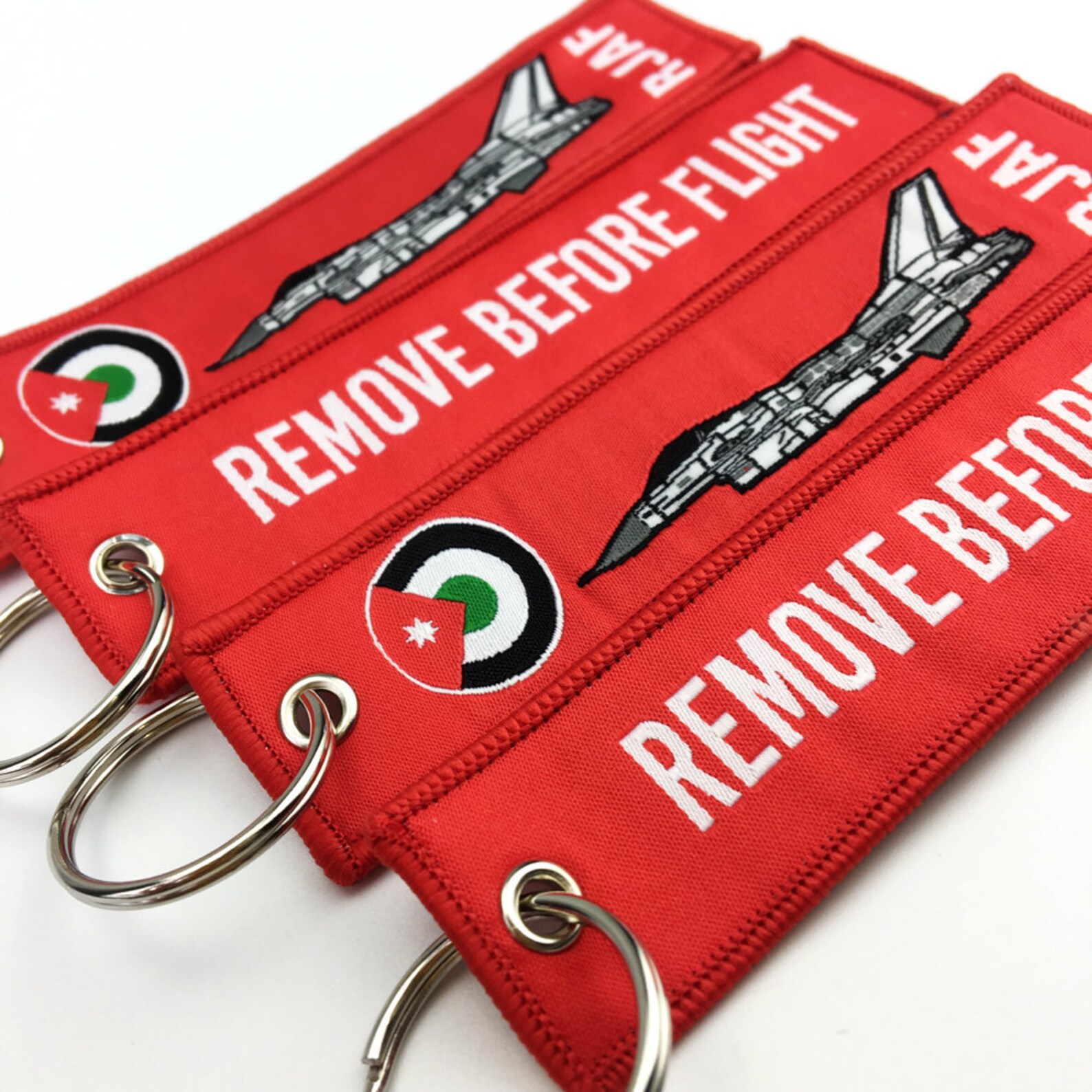 100 Custom woven key chain flight key ring custom jet tags Etsy