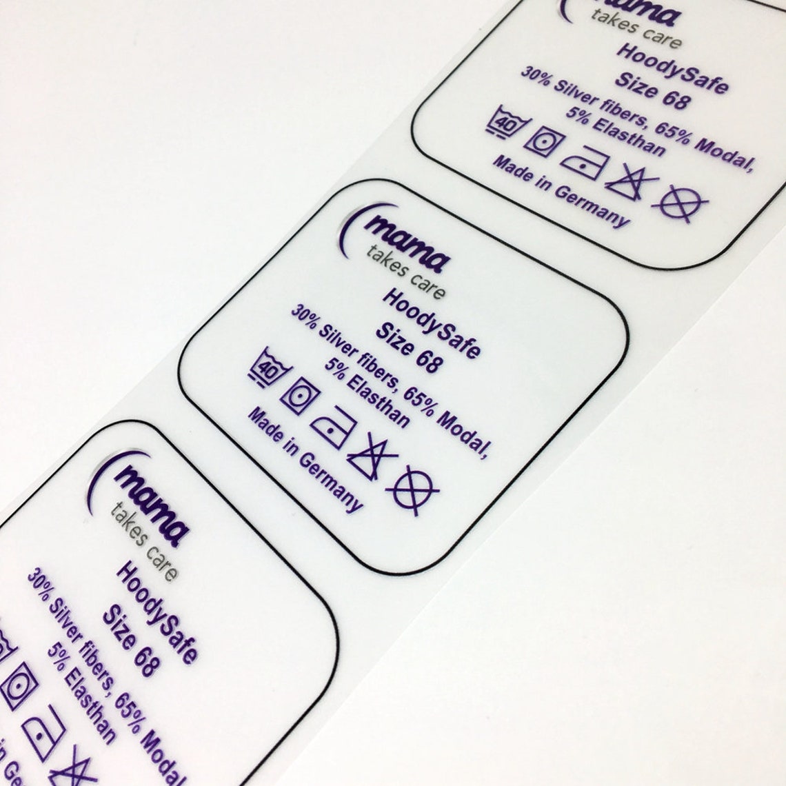 1000 Custom heat press labels for clothing custom heat seal Etsy