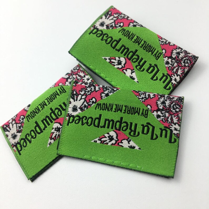 2400 Sewing Labels Clothing label Custom Woven Label Hem Etsy