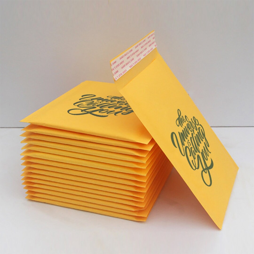 Padded Bubble Mailing Bags Glitter Metallic Foil Bubble Mailers, Purple