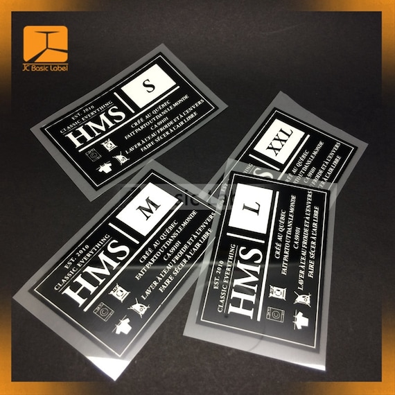 250 less Heat Transfers Labels Iron On Labels Heat Etsy