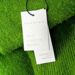 500 benutzerdefinierte Hang Tags, Dicke benutzerdefinierte Hang Tags, Präge Kleidung Hang Tags, Swing Tag, Produktanhänger, Handelsanhänger, Preisschilder, Hangtags