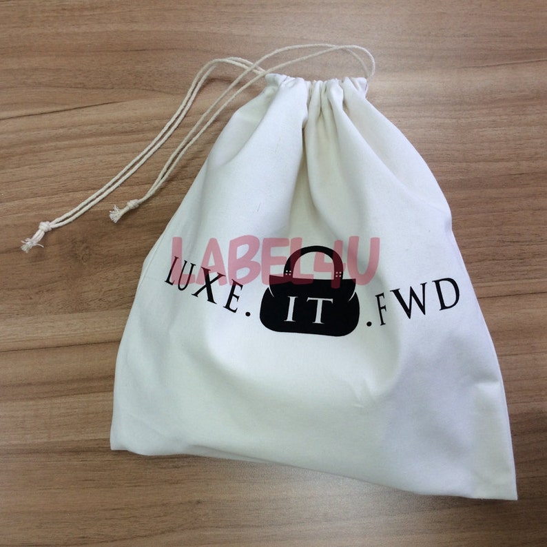 Natural Cotton Dust Bag cotton bags drawstring 200 custom shoe dust bag Dust Bag Gift Bag Cotton Gift Bag dust bag for shoes
