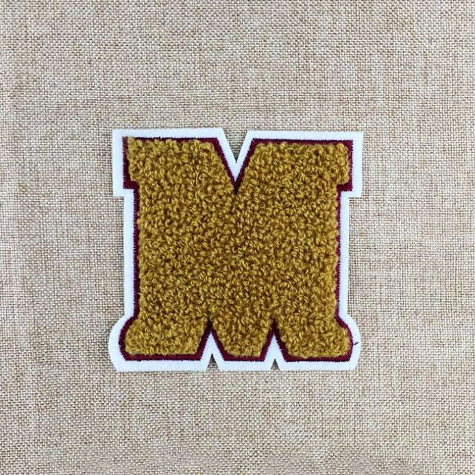 25 Chenille Varsity Letters Custom Chenille Letters Chenille Etsy UK