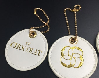 Book/album Leather Labels - Personalized In Gold Or Silver/ Great For