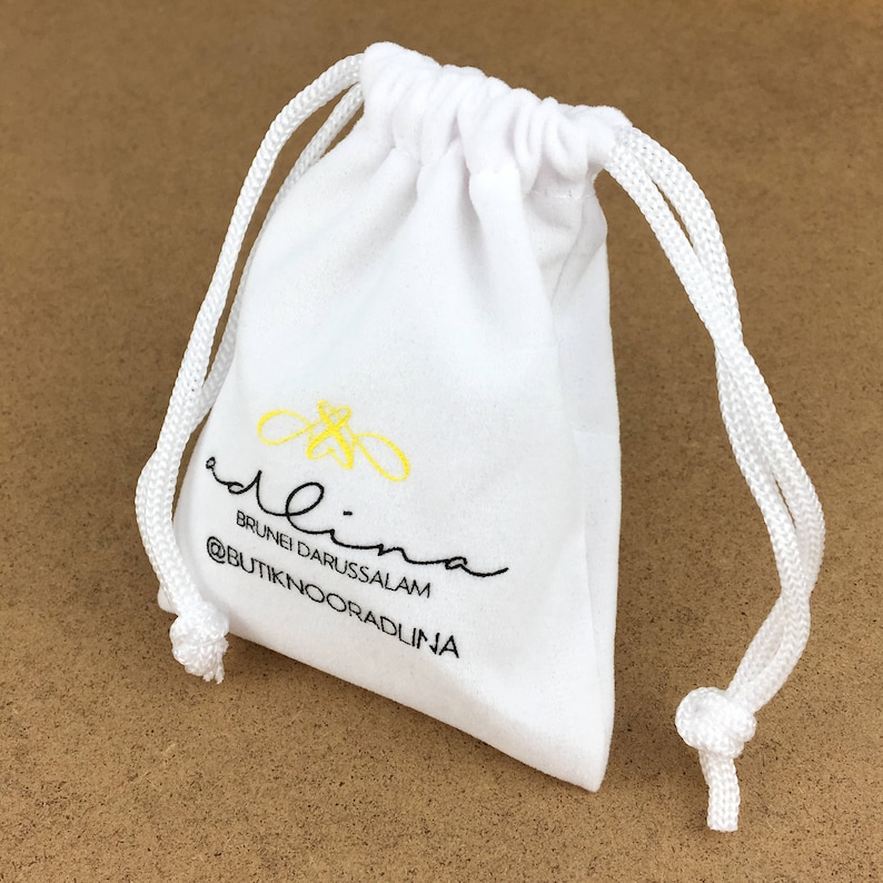 100 Custom Printed Velvet Pouch Custom Jewelry Pouches Felt Etsy UK