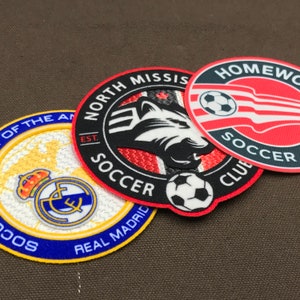 100 3D Flock Patch, Custom Tatami Background Soccer Flocking Patches ...