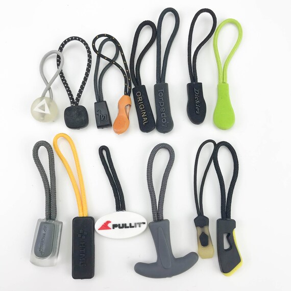 1000 Slipresistant Black Zipper Puller Black Plastic Puller Etsy