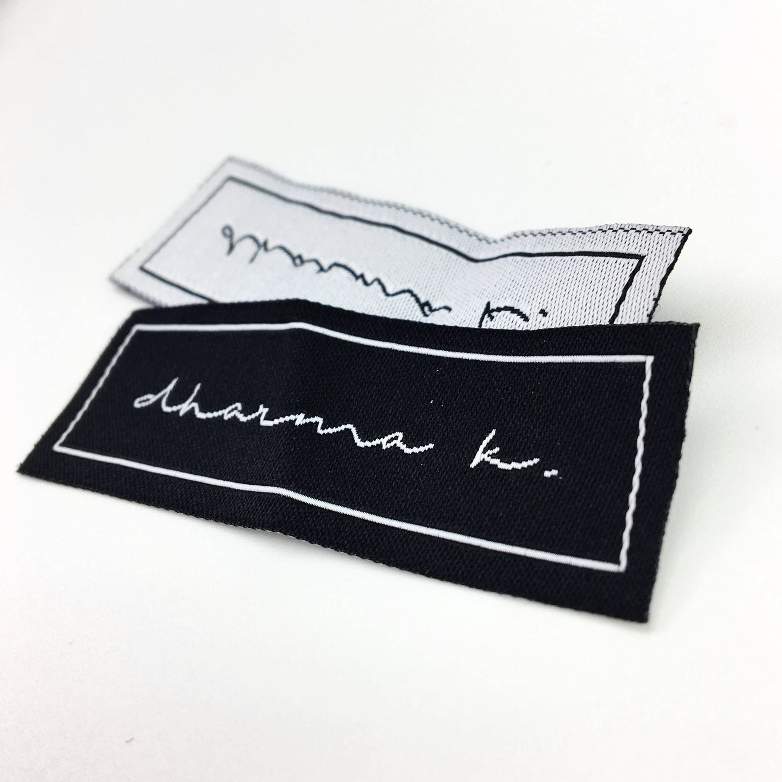 30pcs Woven Labels Custom Woven Label Custom Woven Labels Etsy