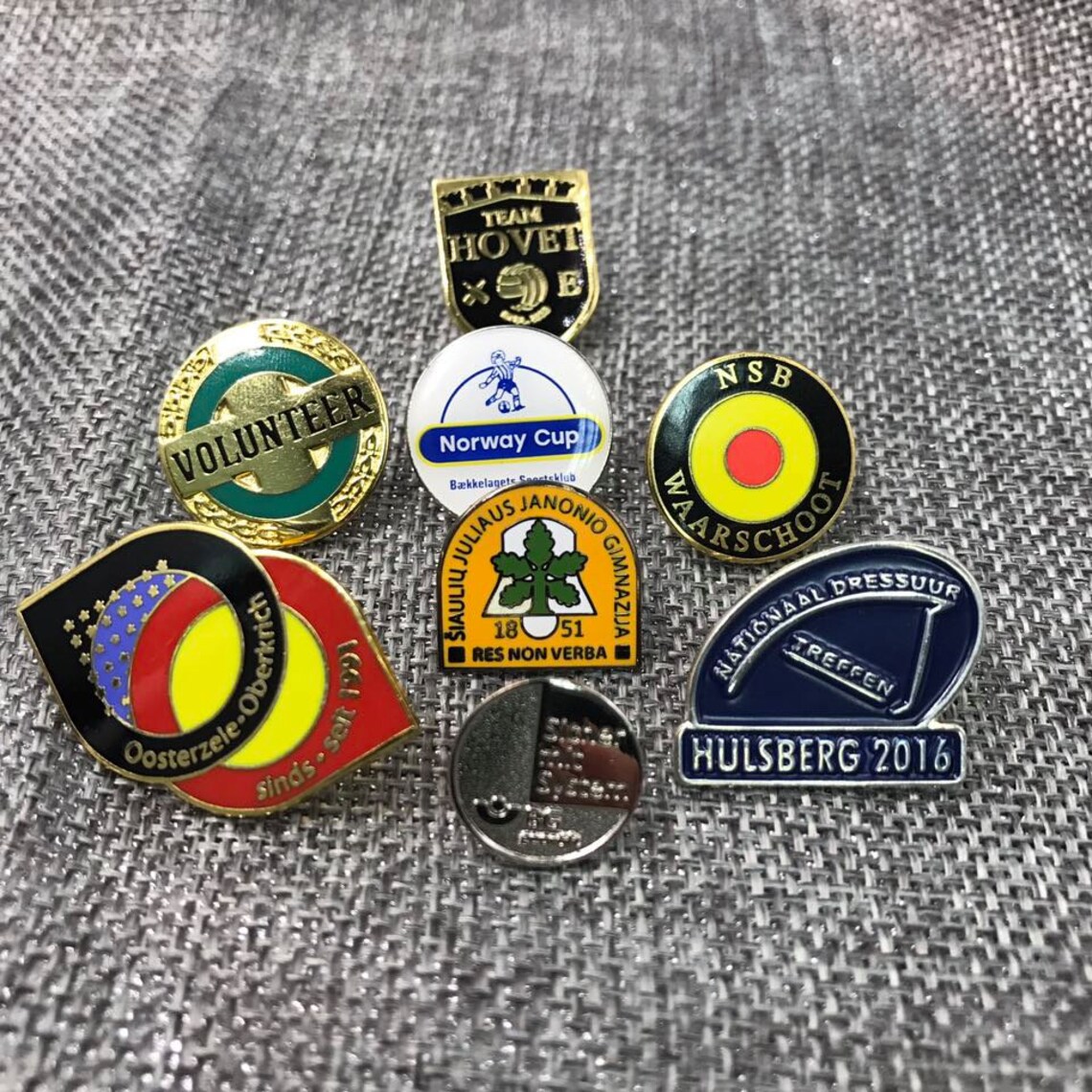 100 lapel pin badge badge soft enamel lapel pin Etsy