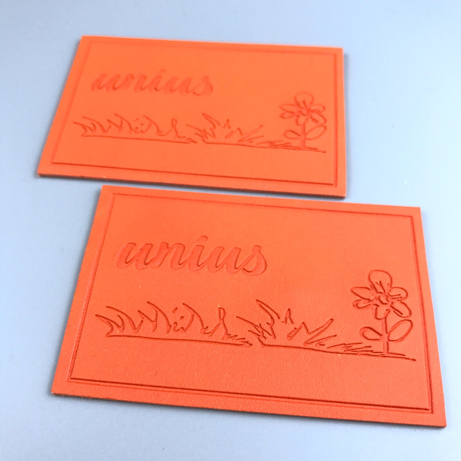 50 Leather Patch, Iron on Backing, Adhesive Backing Patches, Custom