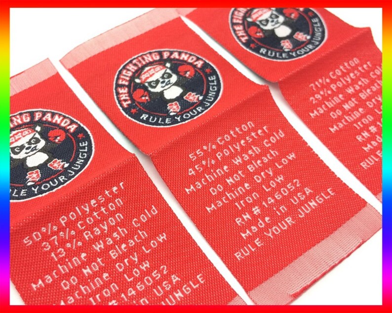 600 Woven Labels Custom Woven Label Woven Label for Art Etsy