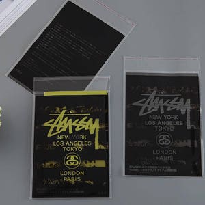 200 Crystal Clear Self Adhesive Seal Resealable Cello OPP, plastic poly bags, Cello Bag with Self-Adhesive Seal The ultra clear bag