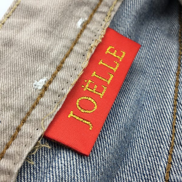 300 Customized Woven Labels, Sew in clothing labels, custom clothing labels , woven label custom, Custom Clothing Woven Labels