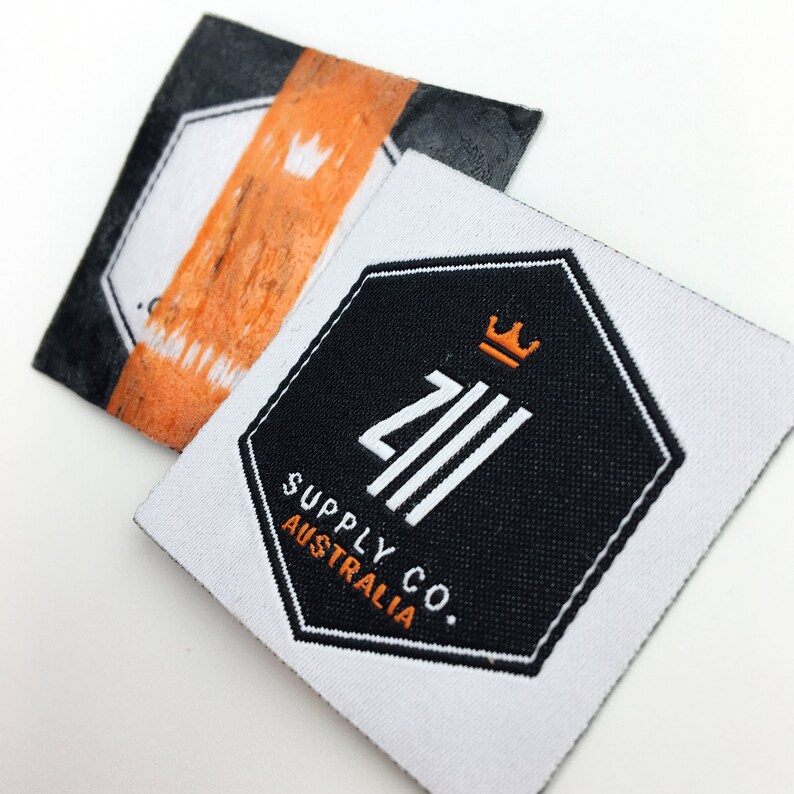 1000pcs Ironon Labels Iron on Name Tag Iron on Woven Etsy