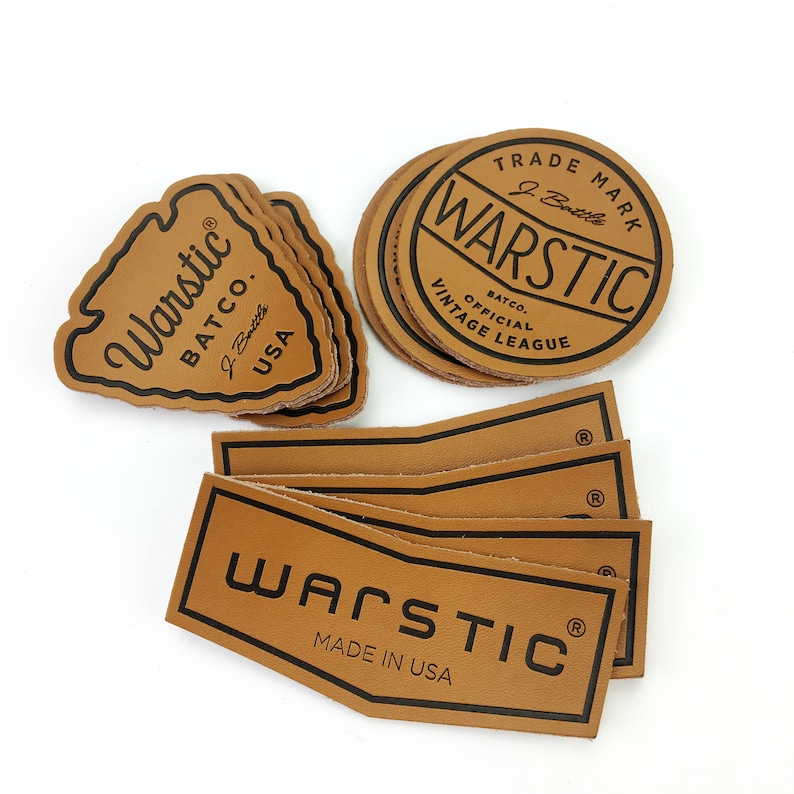 Personalized Leather Label Custom LOGO Patch Jeans Leather Patch 200pcs Genuine Leather patch Custom Logo Leather Patch