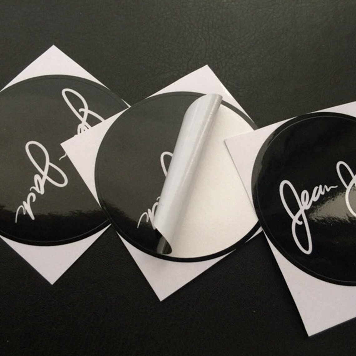 100 Custom Hat Stickers Custom Logo Stickers Custom Etsy