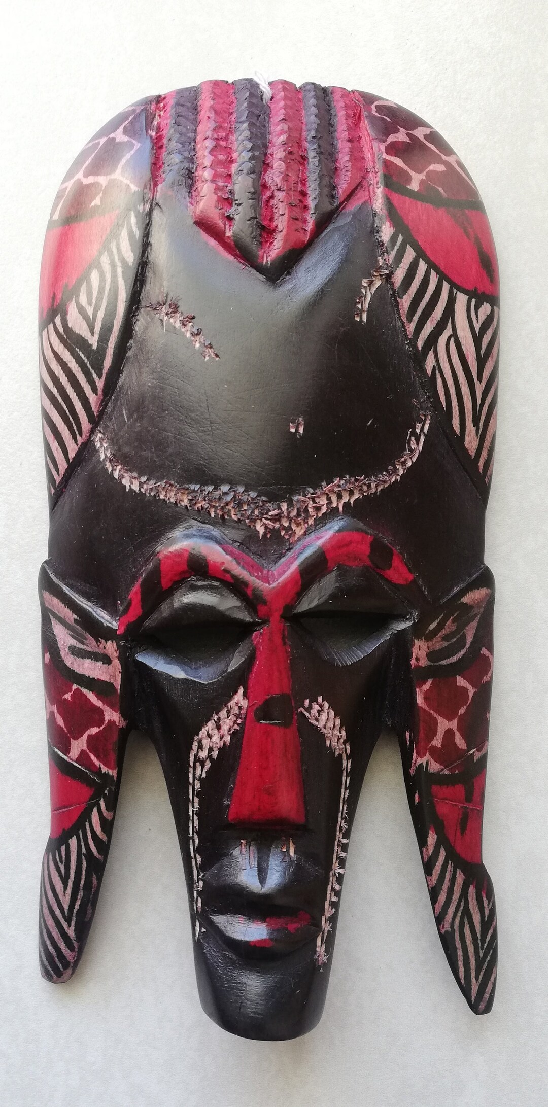 African Maasai Mask From Kenya Etsy