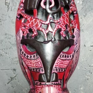 African zebra mask from Kenya