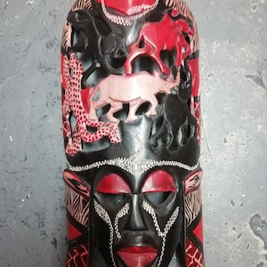 African mask from Kenya