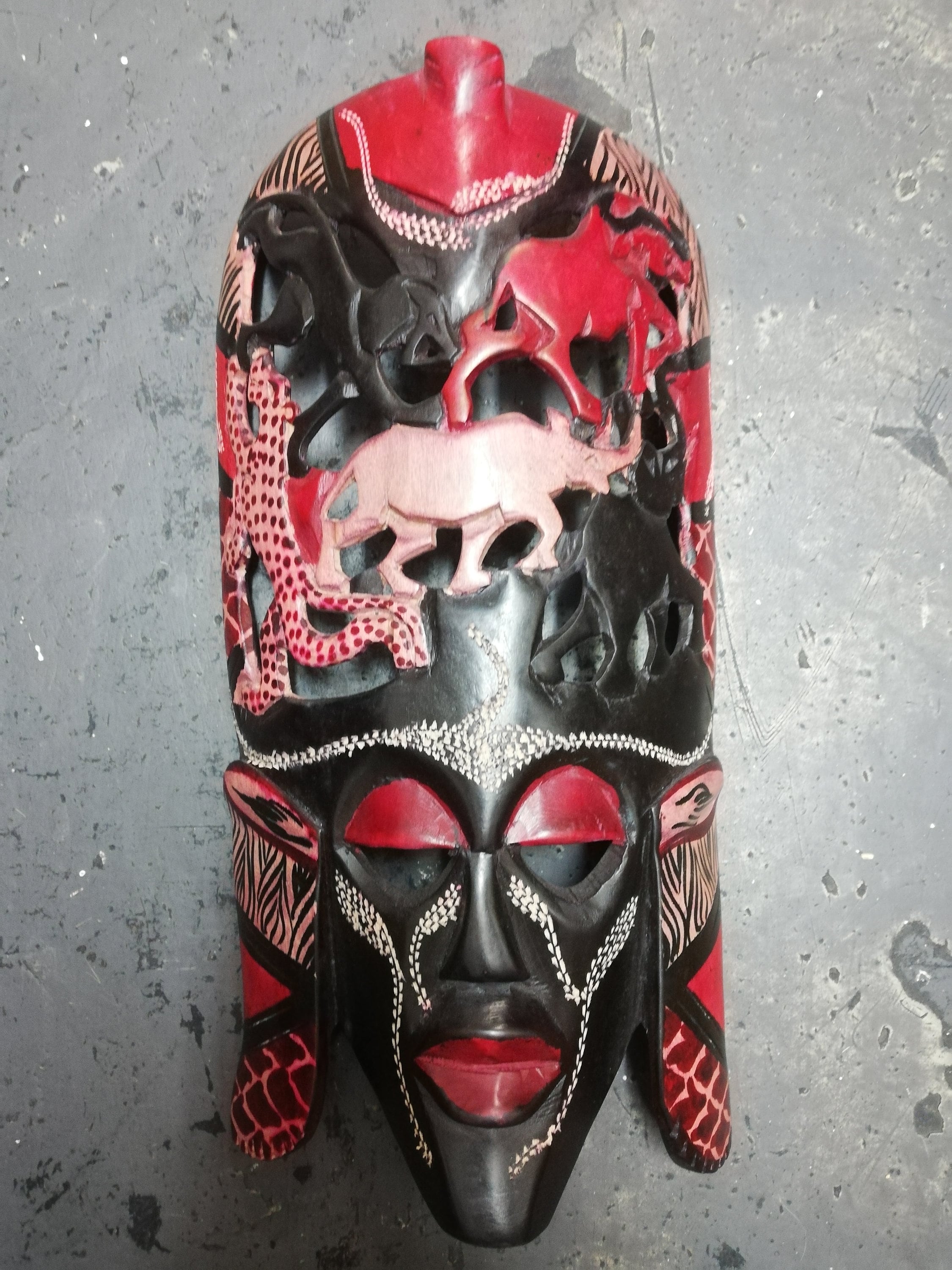 African mask from Kenya Etsy