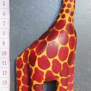 Giraffe wooden carving from Africa