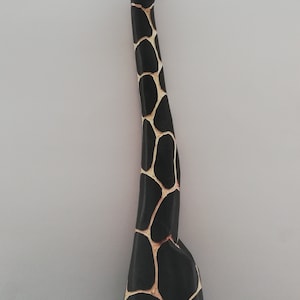Giraffe wooden carving from Zimbabwe