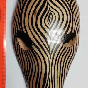African zebra mask from Kenya