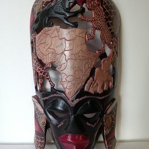 African mask from Kenya