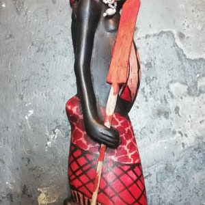 Maasai Figurine Wood Carved from Kenya