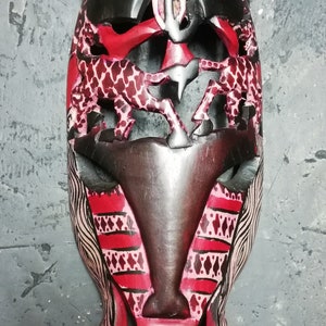 African zebra mask from Kenya