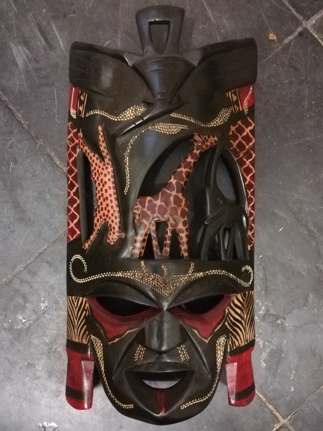 African Mask From Kenya Etsy