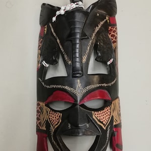 African mask from Kenya
