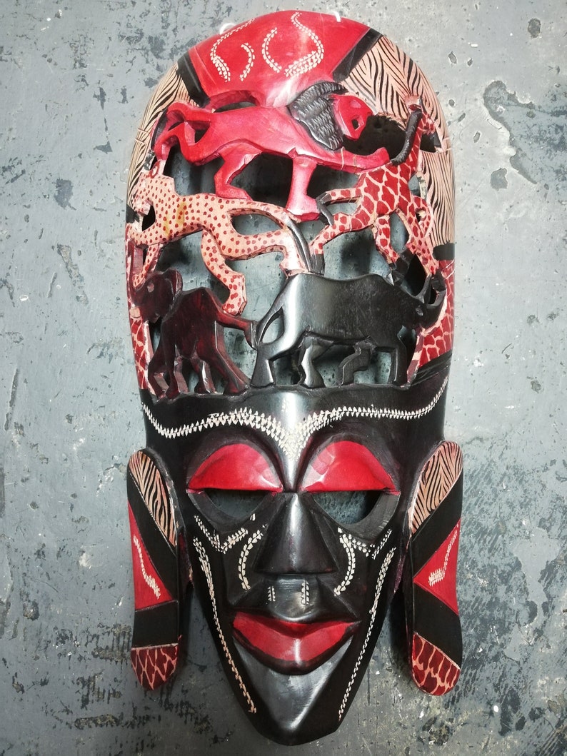 African mask from Kenya Etsy