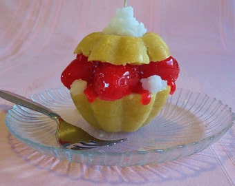 Strawberry Shortcake Candle