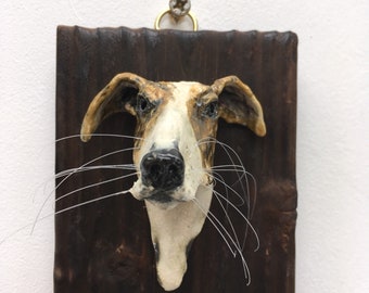 Cedric - Sighthound Sculpture