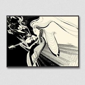Violinist (framed 5x7)