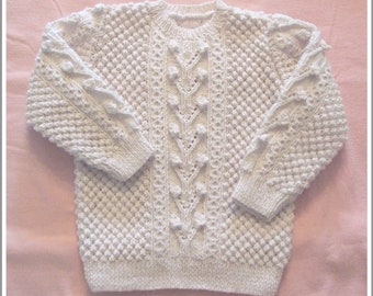 Mixed “GALWAY” Wool & Alpaca Sweater