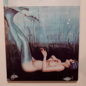 Vintage Art pictures of covers &quot;La Vie Parisenne&quot; French Magazine Covers Mermaids romantic Home Decor Wall Hanging Art Deco-Nouveau Art