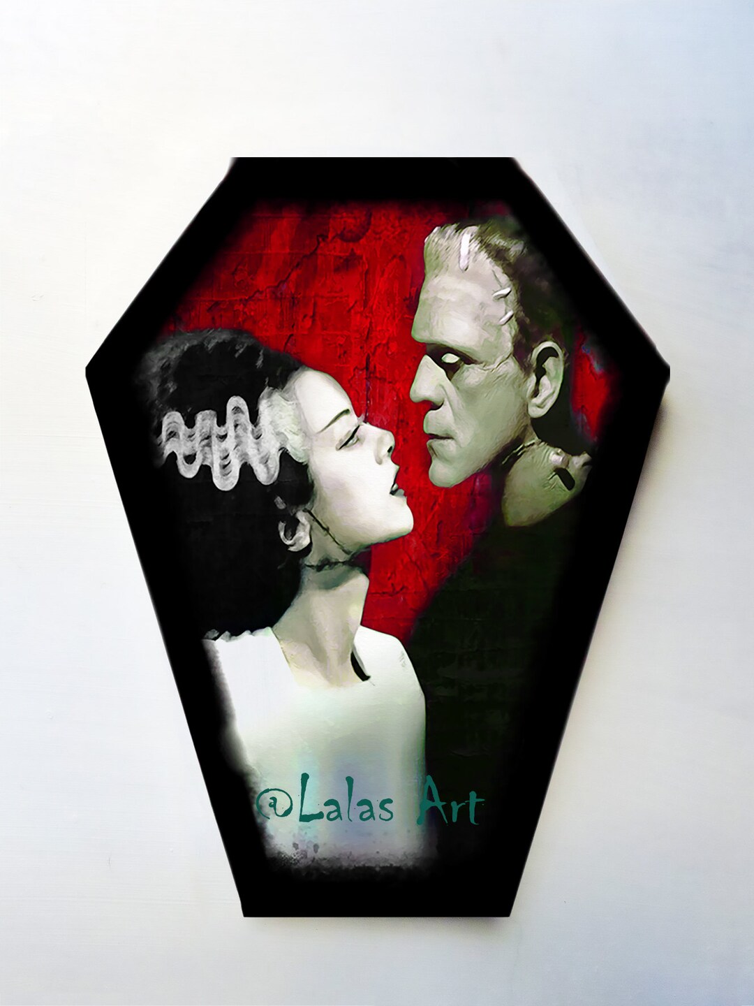 Bride of Frankenstein & Frankenstein - Coffin - Elsa Lanchester Boris ...