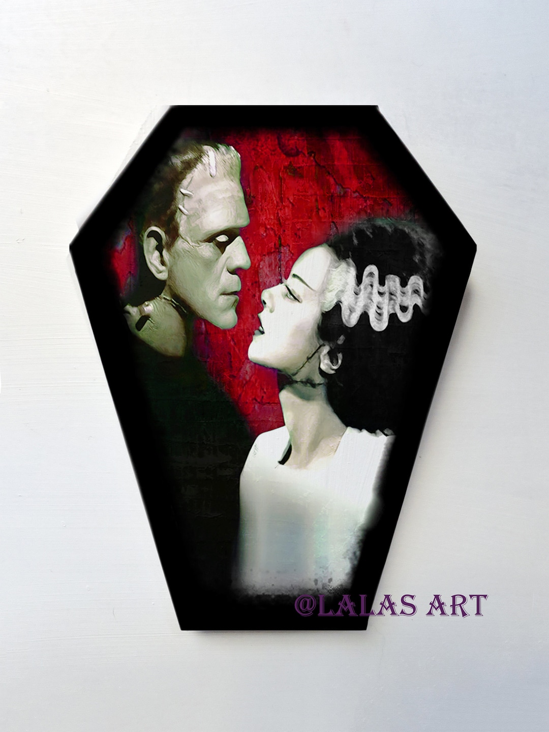 Bride of Frankenstein & Frankenstein - Coffin - Elsa Lanchester Boris ...